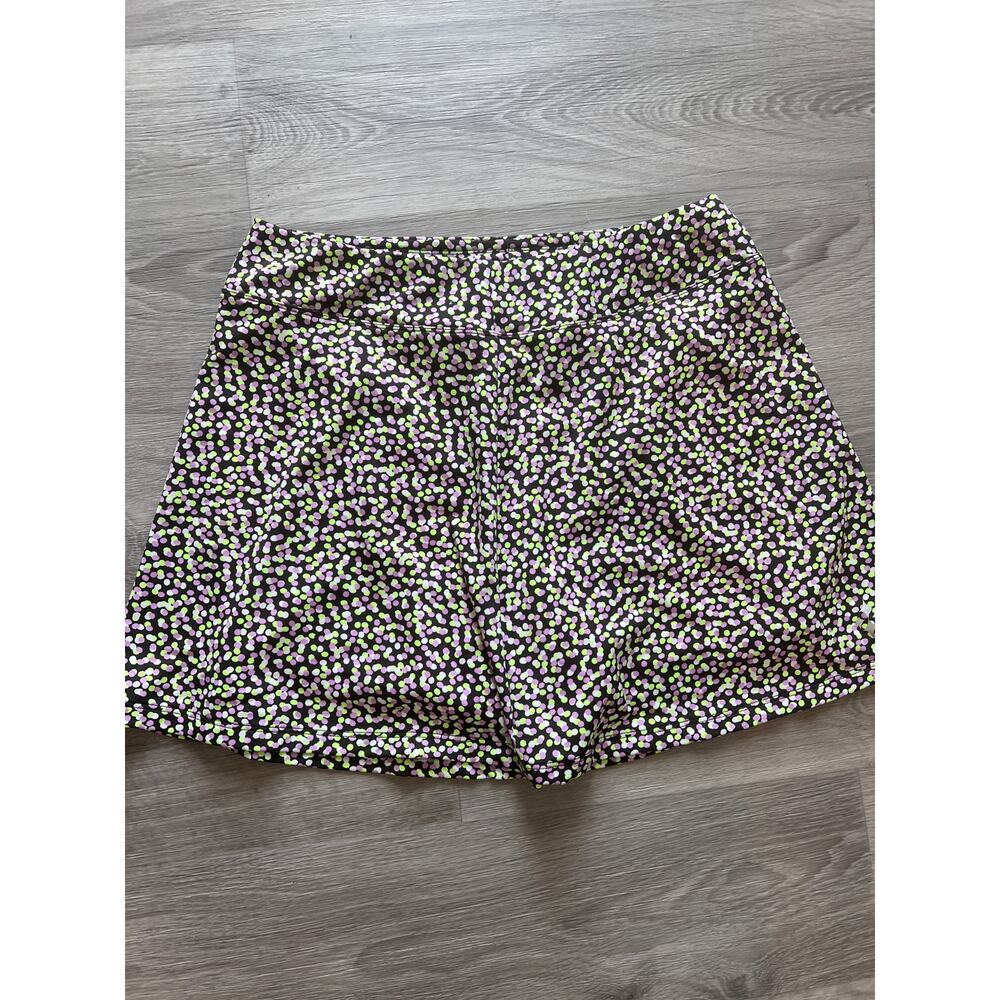 JoFit size large golf skort black, purple green